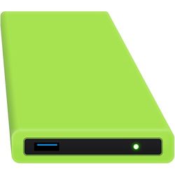 Hipdisk 2,5 inch aluminium USB 3.0 externe harde schijf met siliconen beschermhoes voor SATA harde schijf en SSD schokbestendig waterdicht groen 1 tb hdd