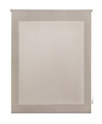 Uniestore suave, Estore de rolo transparente, castanho-claro, 100 x 175 cm (largura por altura), Tamanho do tecido 97 x 170 cm. Estores para janelas