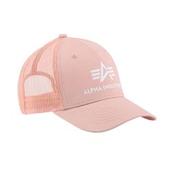 Alpha Industries Basic Trucker Casquette Trucker pour Hommes Pale Peach