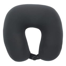 S SUMEX Cojín de Viaje Almohada de Cuello para Niños y Adultos Cojín Forma de U Tacto Ultrasuave Lavable Soporte para Dormir Ideal para Viajar Color Gris