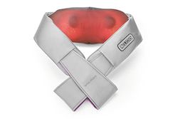VITALmaxx Shiatsu Nekmassageapparaat met bevestigingslus, massageapparaat voor schouders, nek, rug, benen en buikspieren, kneedmassage, drukmassage | massage met warmtefunctie