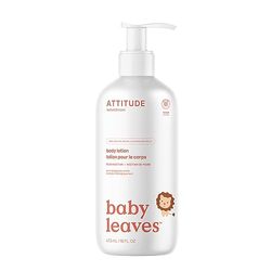 ATTITUDE Baby Lotion, EWG Verified Moisturizer, Dermatologically Tested Moisturizing Cream, Vegan, Pear Nectar, 473 mL