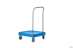 INOX MACEL Carrello per cesti 4 ruote con manico in acciaio inox CM.57,5X54,5XH.92 RCARRM Acquista, non applicabile, multicolore, unico