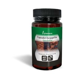 PLAMECA - Harpagofito Capsudiet, Mejora Dolencias de Articulación y Favorece el Bienestar Digestivo, Antiinflamatorio y Antiálgico, Combate el Dolor - 40 Cápsulas Vegetales