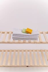 Questo Casa, 5 Stück Handtuch, 100% Baumwolle, Badetuch/Handtuch,Gris, 30x50 Cm