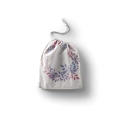 Bonamaison Impreso Algodón Bolsas con Cordón, Bolsa con Cordel para el Hogar y el Almacenamiento de Verduras, Bolso de Compras, Plegable, Ecologica, Reutilizables, Tamaño: 12x15 Cm