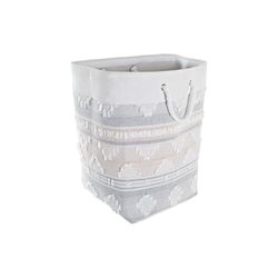 CESTA ALGODON 35X35X55 GRIS