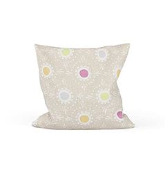 GRÜNSPECHT Lollipop Coussin en Forme de pépins de Raisin Beige 12 x 12 cm