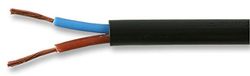 Pro Elec PEL01058 0.75 mm2 3182Y Câble secteur 2 conducteurs 6 A Noir 100 m