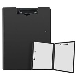 Vonsera - Puerta para documentos, A4, con abrazadera, portadocumentos A4 con tapa para oficina, astillero, escuela, color azul
