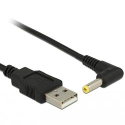 DeLOCK 85544 câble électrique Noir 1,5 m USB A - Cables électriques (1,5 m, Male connector / Male connector, USB A, 5 V, Noir)