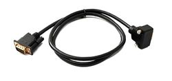 System-S D Sub15 Cavo 100 cm HD VGA 15 Pin maschio a maschio DB15 Angolo Down Angled Adattatore
