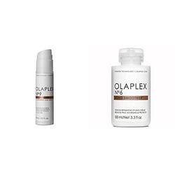 OLAPLEX No.9 Protective Hair Serum, 90 ml (Pack of 1) & No.6 Bond Smoother, 100ml