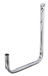 Alberts 856038 Gancho mural, Disponible en distintos modelos, Curvado, Galvanizado en azul, Diámetro Ø18 mm, 300 x 250 mm, Juego de 5
