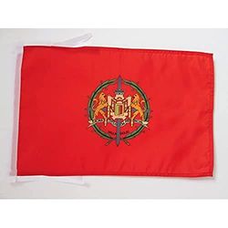 BANDIERA PROVINCIA SPAGNOLA DI VALLADOLID 45x30cm - BANDIERINA VALLADOLID - CASTIGLIA E LEÓN 30 x 45 cm cordicelle - AZ FLAG