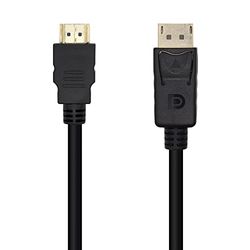 AISENS A125-0460 converterkabel DISPLAYPORT naar HDMI, DP/M-HDMI/M, zwart, 3,0 m