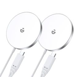 RoRoSkin Mag-Safe Caricatore magnetico senza fili per iPhone 16 15 14 13 12 Series Magnetic Wireless Charger Pad