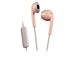 JVC HA-F19M-PT-E słuchawki douszne z funkcją zestawu słuchawkowego (kolor różowy x taupe)