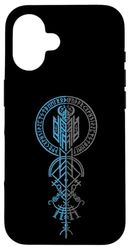 Walhalla Odin Helmet Runes Nordic Compass Viking Case for iPhone 16