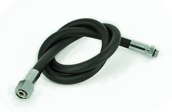 Best Divers FLEXIBLE Standard/caoutchouc Détendeurs, 100 cm, 9/16 F, 3/8 M, noir
