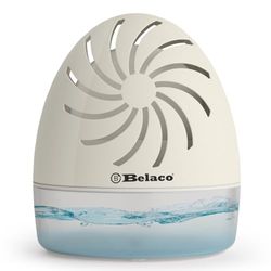 Belaco 360° Dehumidifier, 1 Device incl. 1 Refill, Moisture Absorber for Home, Dehumidifiers for Home, Prevent Mould & Mildew, Refillable Condensation Absorber for Home, Office, Caravan etc