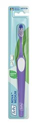 TEPE Nova Medium, brosse à dents pour adolescents et adultes, avec manche ergonomique et antidérapant, couleurs variées