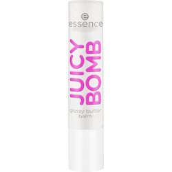 Essence Cosmetics Bálsamo Labial Brillante Juicy Bomb, Natural, Brillante, Rociado, 2.5 g