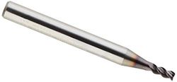 Karnasch 3063320300 hårdmetallfräsare, lång, 3 mm, skaftets diameter: 6 mm, längd 57 mm, längd 7 mm