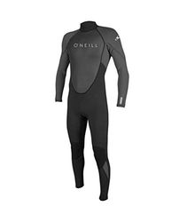 O'Neill Heren Reactor II 3/2mm Back Zip Volledig Wetsuit, Zwart/Grafiet, Medium