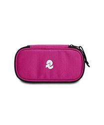 Invicta Estuche Escolar Ovalado 1 Compartimiento – LIP XL Pencil Bag Plain GRS, Festival Fuchsia - Soporte para Bolígrafos Escolares – para Niños, Niñas y Adolescentes - Portalápices