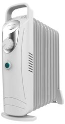 Cecotec ReadyWarm 900 Space White Elektrische olieradiator, laag verbruik, 9 modules, 1000 W, eenvoudige bediening, draaggreep, veiligheidssysteem, ideaal voor 15 m², wit