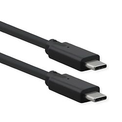 ROLINE Câble USB 3.2 Gen 2x2, PD 20V5A, Emark, C-C, St/St, 20 Gbit/s, Noir, 1,5 m