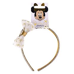 Disney Minnie Mouse Hair Band Includes a Bow on The Side with Minnie Mouse Print Design for Girls