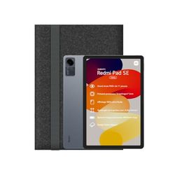Xiaomi Redmi Pad SE 8+256GB WiFi + futerał ochronny - tablet o wysokiej wydajności, duża pamięć masowa, idealny do multimediów - Grafitowy szary
