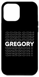 Coque pour iPhone 15 Plus Chemise Gregory - Prénom personnalisé amusant Gregory