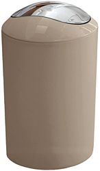 Kleine Wolke 5063271858 Glossy - caixote do lixo para casa de banho (5 L), cor castanha