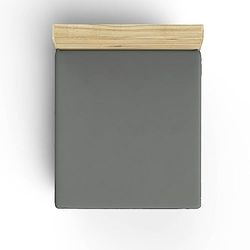 Sábana bajera ajustable 140x190 Gris oscura