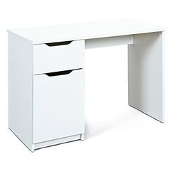 Inter Link - Escritorio con cajón y puerta lateral - blanco - 115 x 76 x 55 cm - Westphalen 1T1S