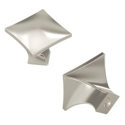 Hickory Hardware H076014-sn Twist Bouton de finition en nickel satiné, 1–1/10,2 cm Twist Bouton de finition, 1–1/10,2 cm