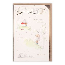 Clintons: Vaderdagkaart Super Papa, Super Mouse, Dad on Father's Day Card, Vaderdag kaart, 165 x 254, meerkleurig, 1165759