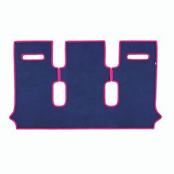 Set Tappetini realizzato per PEUGEOT BOXER 3 posti anno dal 1994 al 2002 in Moquette tessuto di velluto lavabile Azzurro Fucsia