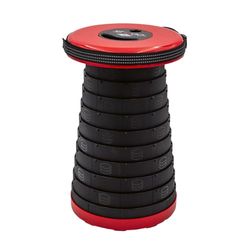 WEDO SITTOGO®NXT Teleskoppall campingpall TÜV & GS-testad | förbättrad andra generationens vikt 1,27 kg lastkapacitet 150 kg färg röd