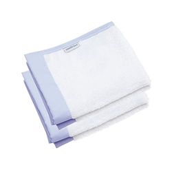 Cambrass Liso E – set van 2 handdoeken, 25 x 35 cm, hemelsblauw
