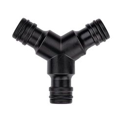 Black+Decker Acoplamiento de manguera de jardín de 3 vías, 7 x 6 x 2,1 cm, color negro