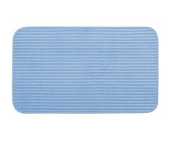Gözze - Tapis de Bain doux antidérapant, 100% Polyester, 70 x 120 cm - Bleu ciel