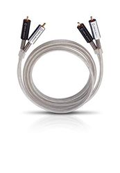 OEHLBACH Silver Express - cabos de áudio (0,5 m, 2 x RCA, 2 x RCA), prateado