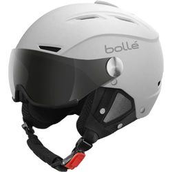 Bollé Backline Visor - Casque de Ski 2 en 1 avec Visière Chic - Ventilation Ajustable - Oreillettes Amovibles - Coque ABS - Doublure Polaire