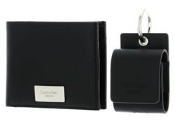 Calvin Klein Jeans Hombre Set de regalo Gifting Bifold Cartera & estuche para AirPods, Negro (Black), Talla Única