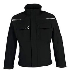 PKA Bestwork New Softshell-jas, zwart, XL