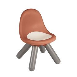 Smoby Life - Kid Chaise Terracotta - Utilisation Intérieure et Extérieure - Traitée Anti- UV - Matière Recyclée - A Partir de 18 Mois - Fabrication Française